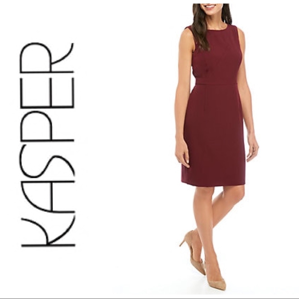 Kasper Women's Sleeveless Sheath Dress